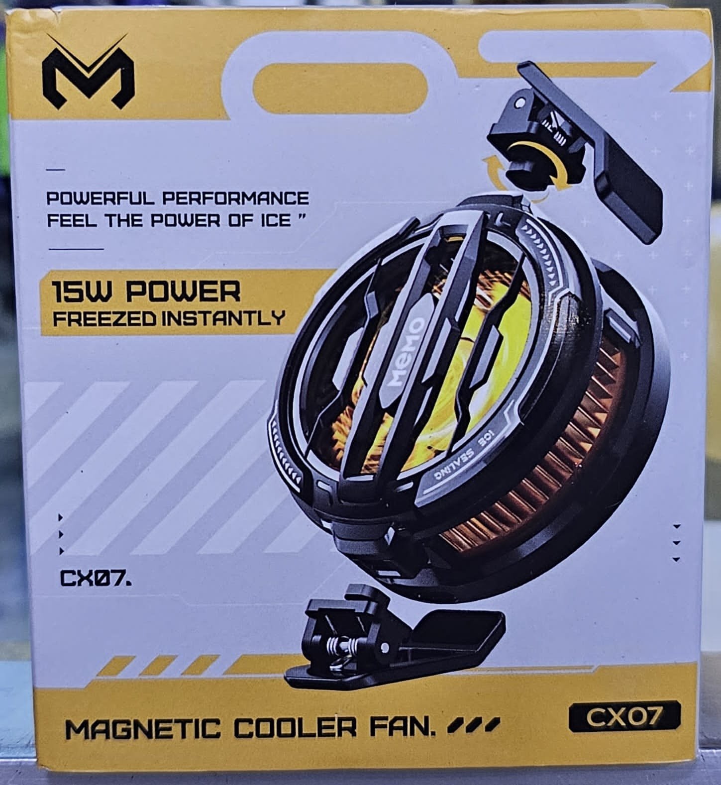 Ventilateur magnétique CX07 15 W – Refroidissement portable pour téléphone et gaming