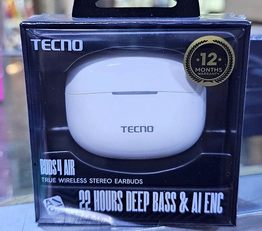 سماعات أذن Tecno Buds 4 Air اللاسلكية
