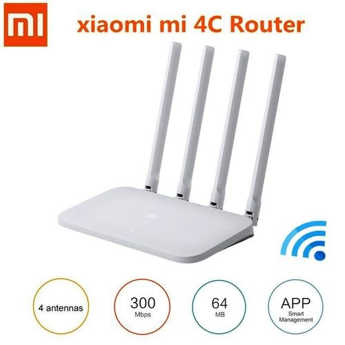 Routeur - Xiaomi - Mi Router 4C - Dual Band - 4 antennes externes - MU-MIMO