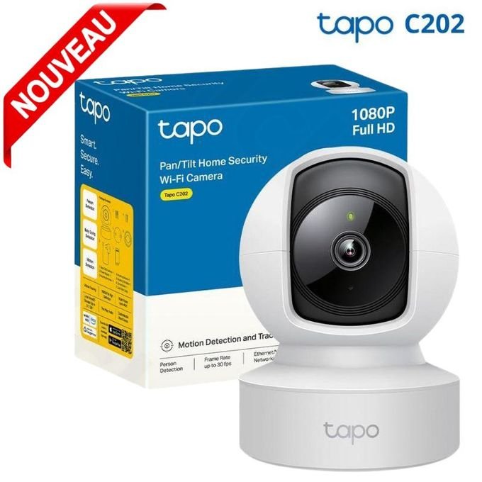 tapo Caméra Surveillance WiFi/Ethernet intérieure 1080 MP C202
