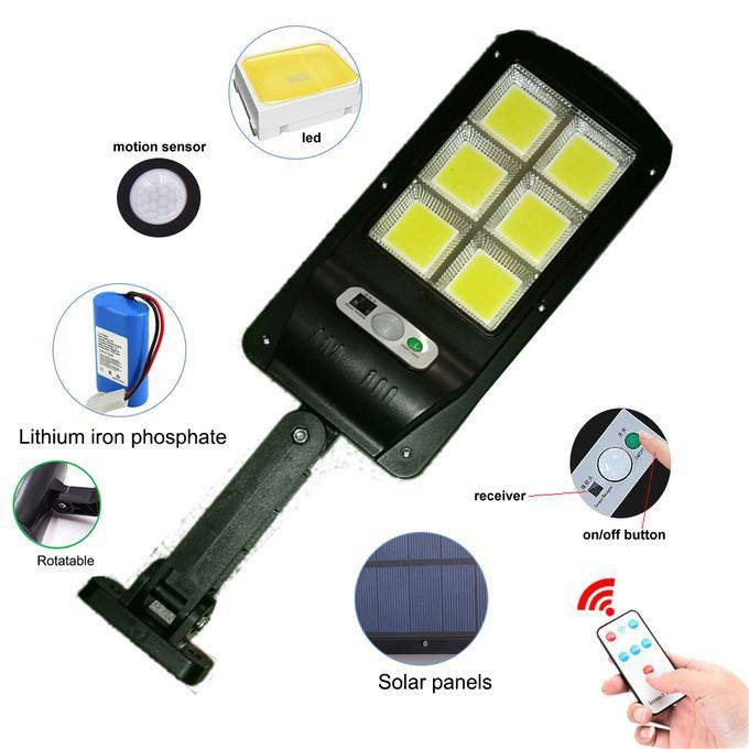 projecteur solaire extérieur à LED COB
